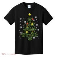 Weed Christmas Tree Xmas Pj 420 Cannabis Marijuana Pot Kids T-Shirt thumb 0