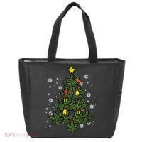 Weed Christmas Tree Xmas Pj 420 Cannabis Marijuana Pot Tote Bag thumb 0