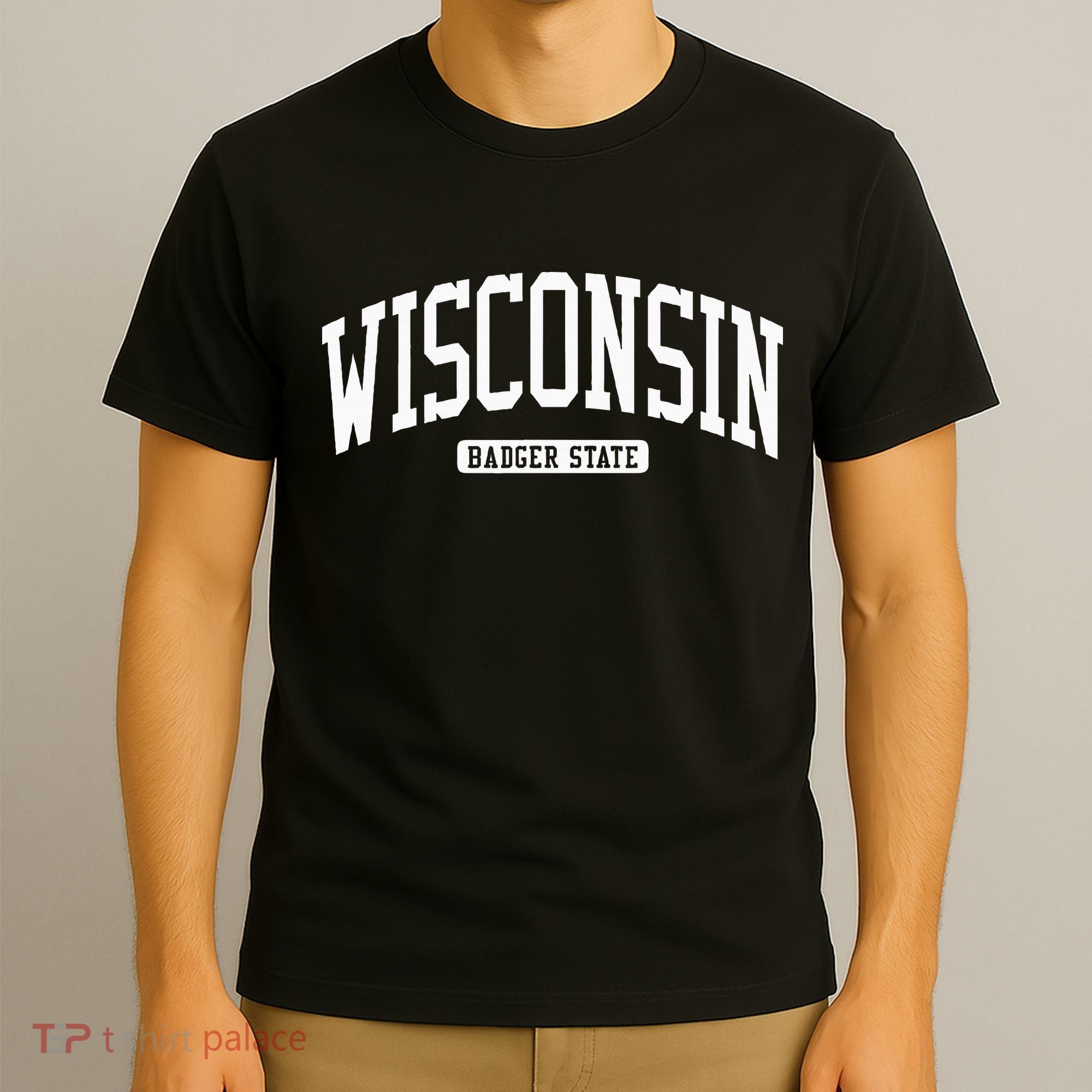 Wisconsin College University Style T-Shirt
