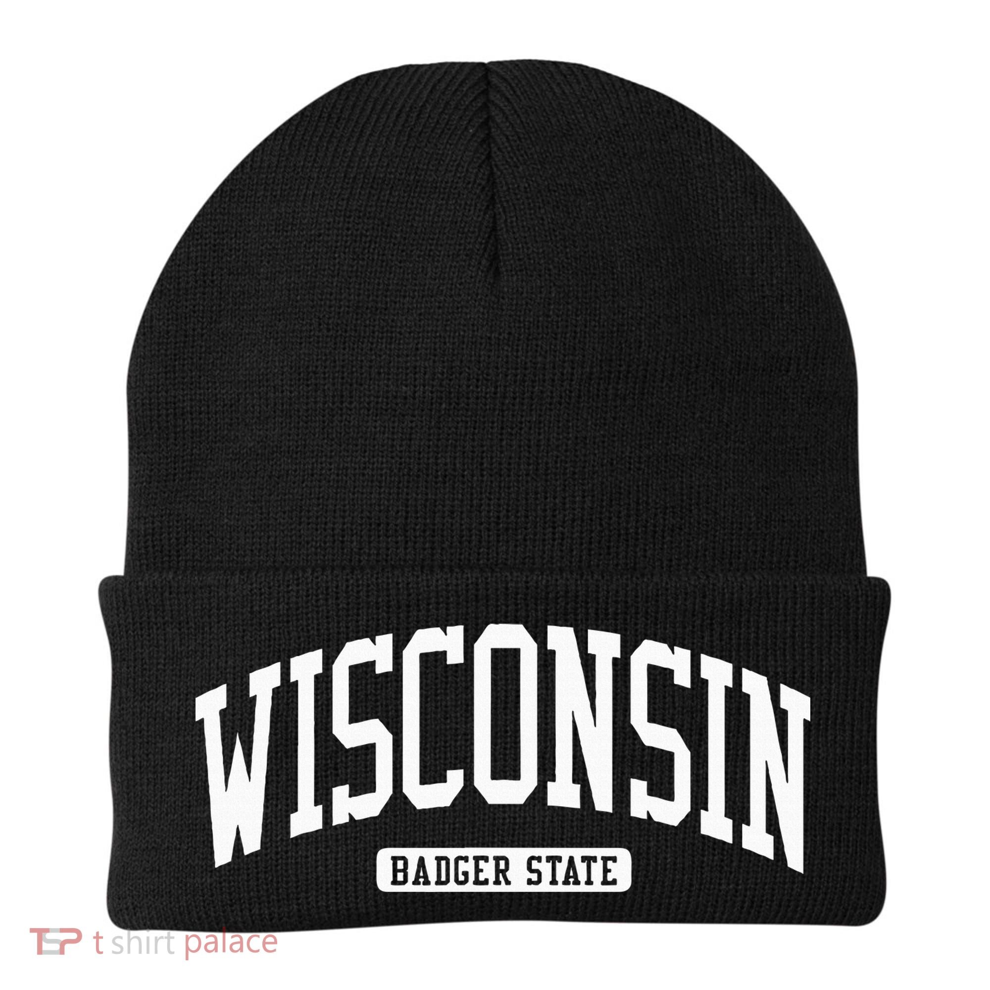 Wisconsin College University Style Beanie