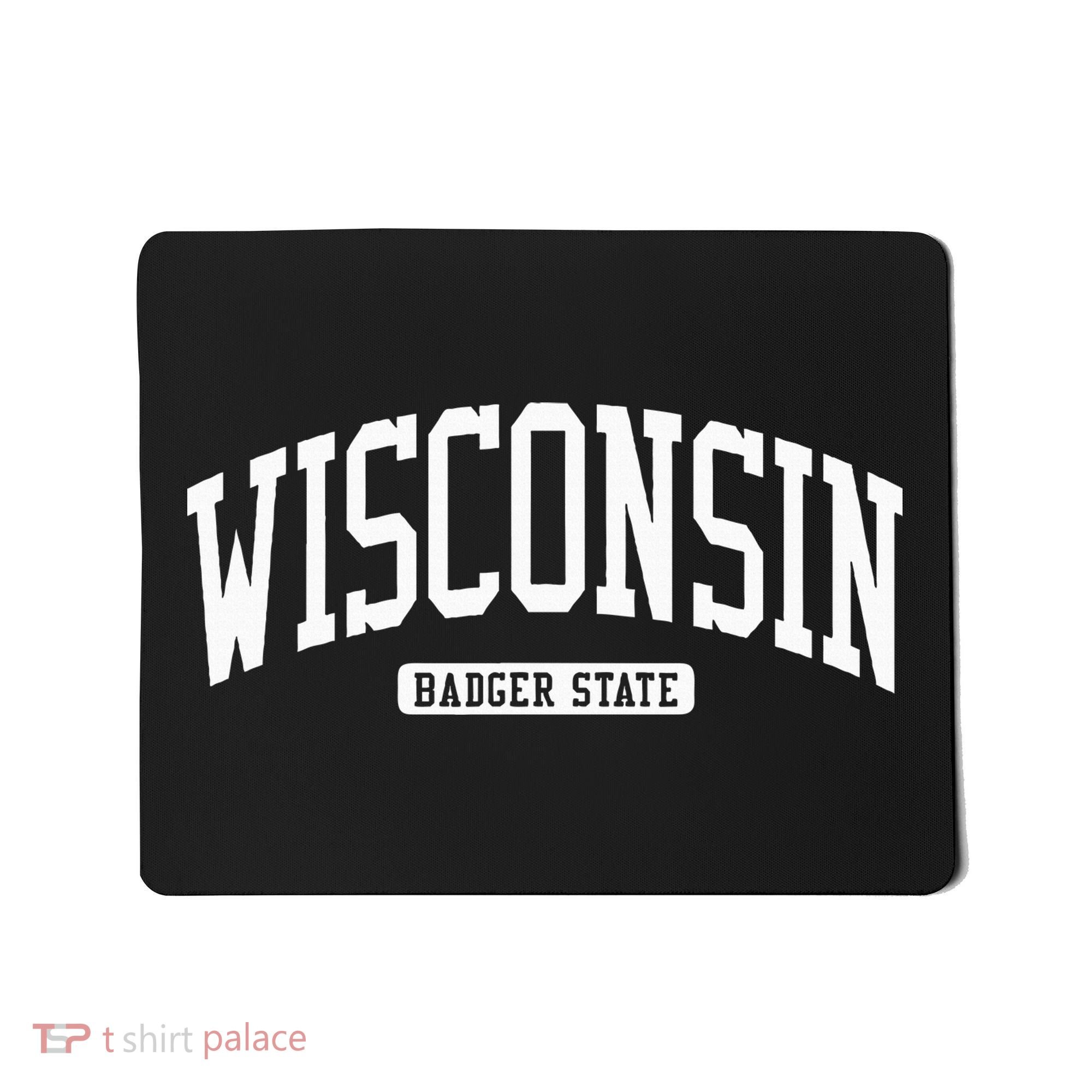 Wisconsin College University Style Mousepad