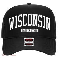 Wisconsin College University Style Hat thumb 0