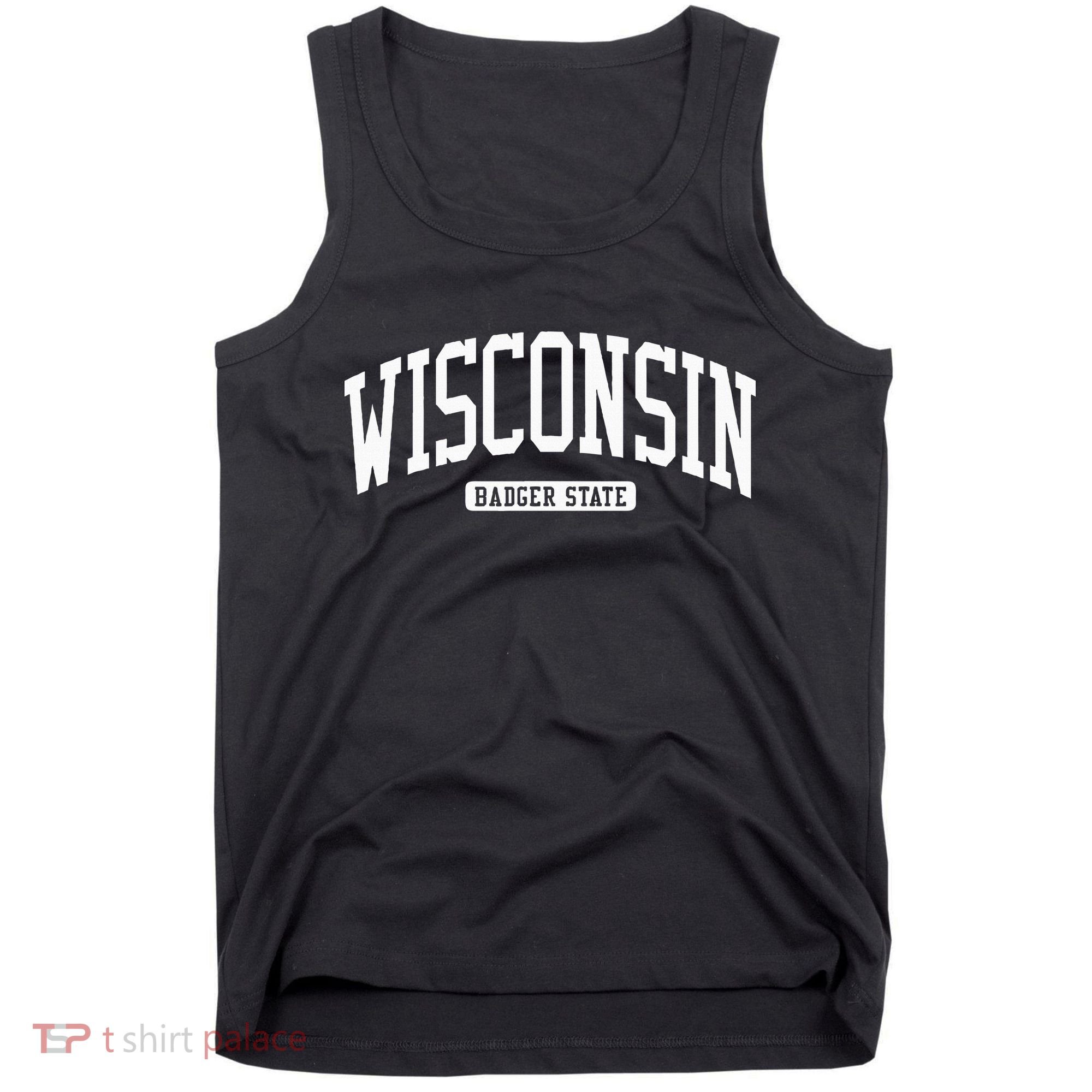 Wisconsin College University Style Tank Top