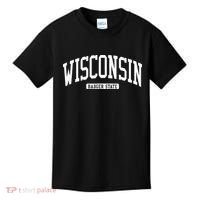 Wisconsin College University Style Kids T-Shirt thumb 0