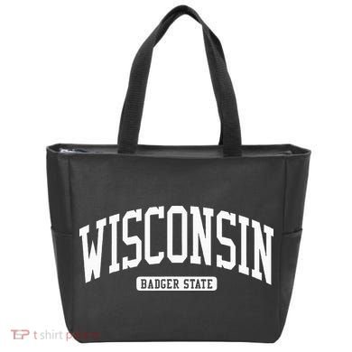 Wisconsin College University Style Tote Bag
