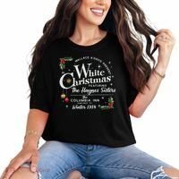 White Christmas Wallace And Davis Haynes Sister  Comfort Colors T-Shirt thumb 0