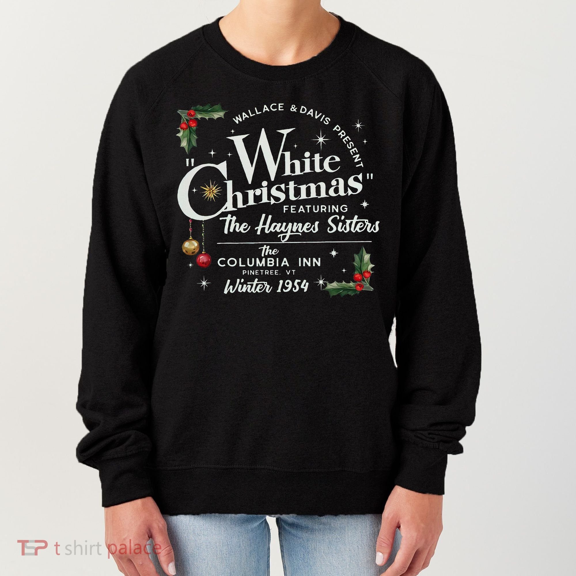 White Christmas Wallace And Davis Haynes Sister  Women's Sweatshirt