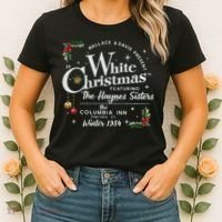 White Christmas Wallace And Davis Haynes Sister  Women's T-Shirt thumb 2