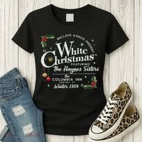 White Christmas Wallace And Davis Haynes Sister  Women's T-Shirt thumb 3