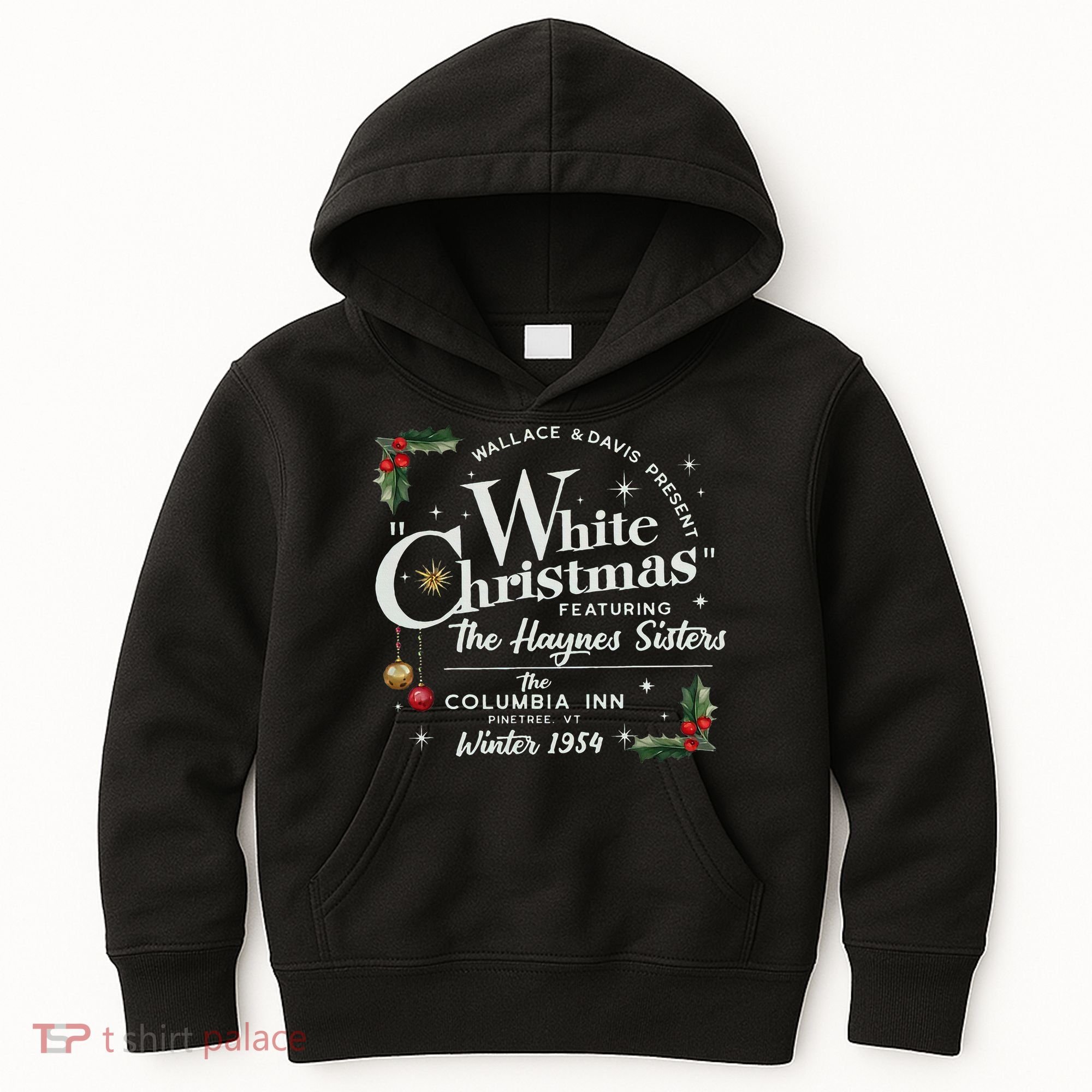 White Christmas Wallace And Davis Haynes Sister  Kids Hoodie