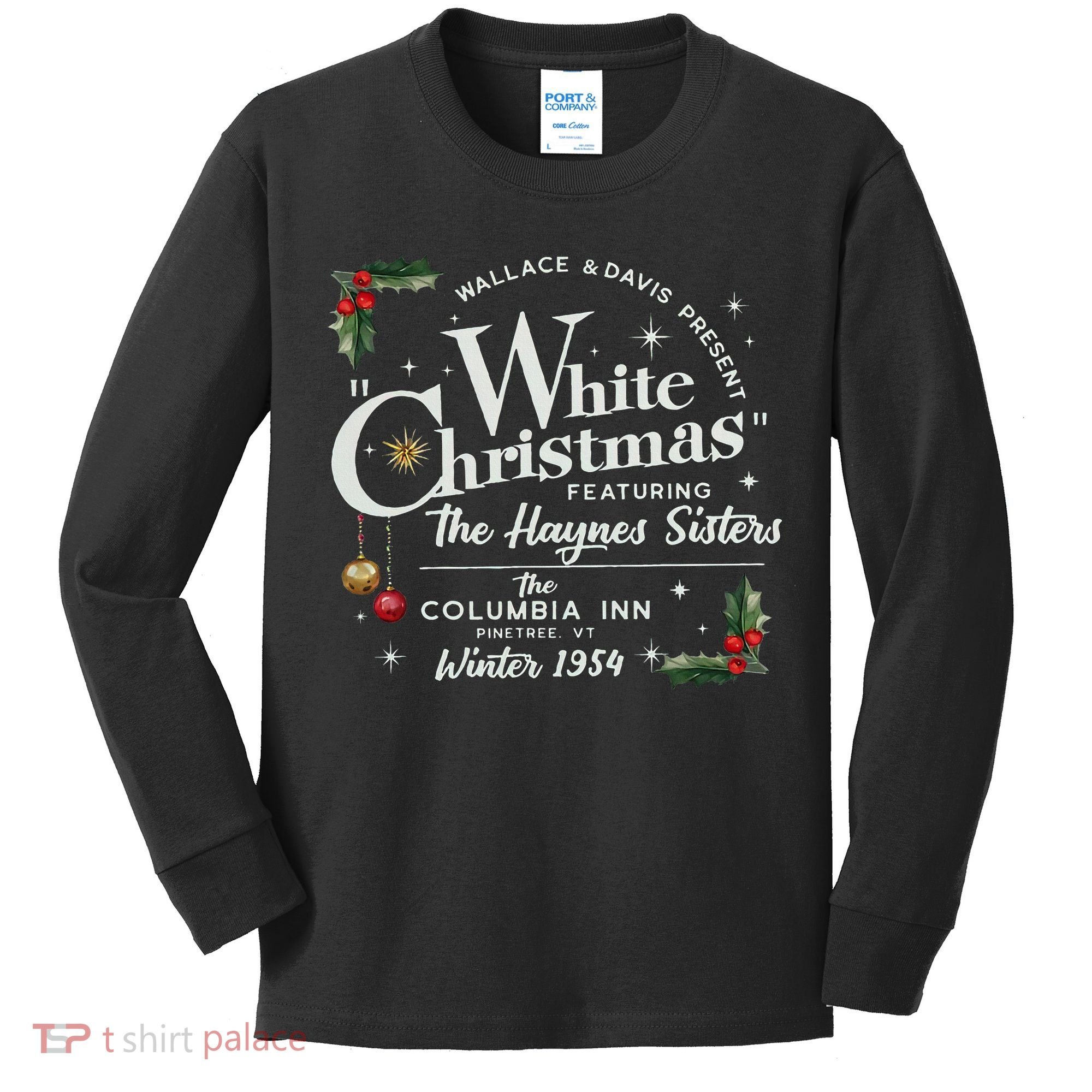 White Christmas Wallace And Davis Haynes Sister  Kids Long Sleeve Shirt