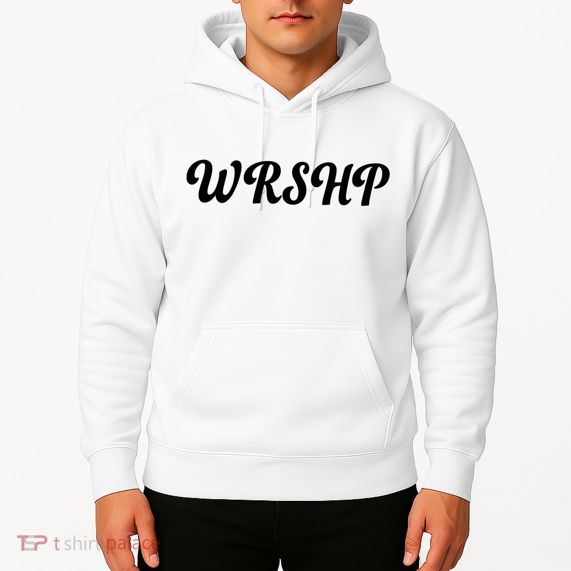 WRSHP Christian Worship Shortened Word Hoodie
