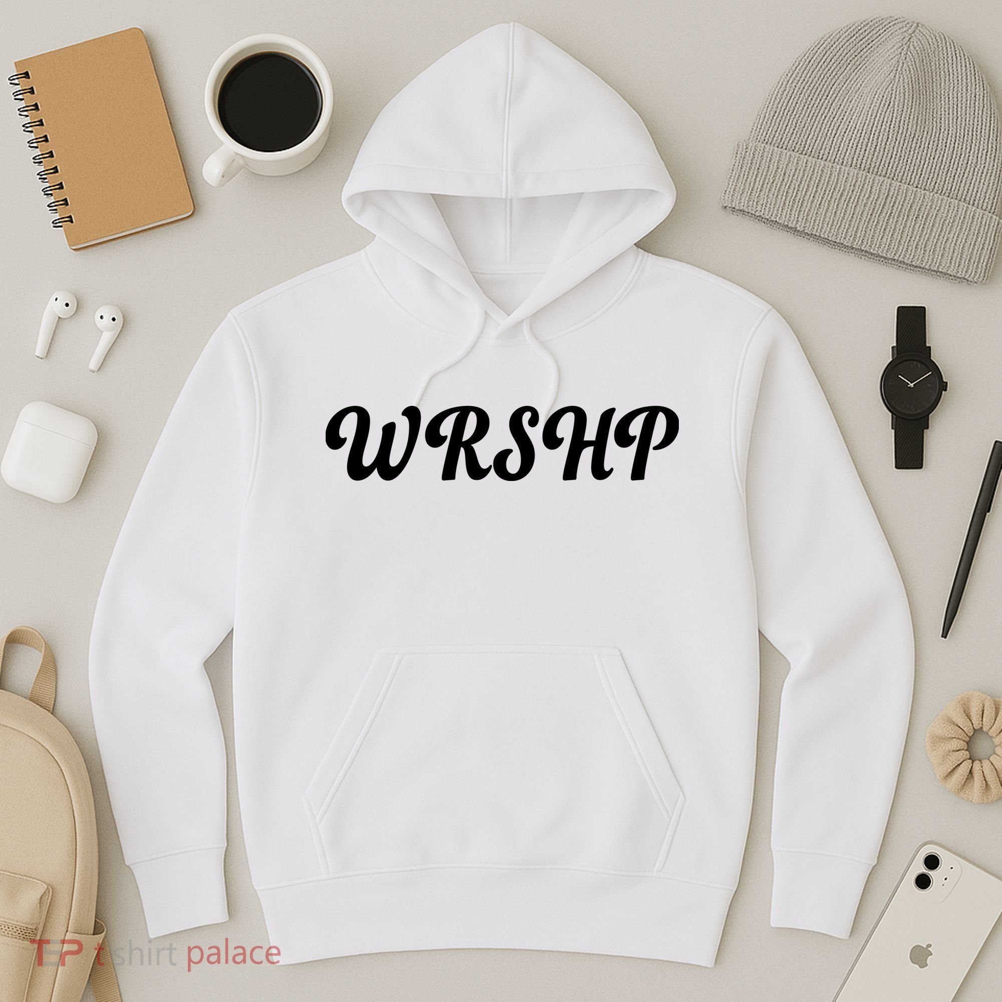 WRSHP Christian Worship Shortened Word Hoodie