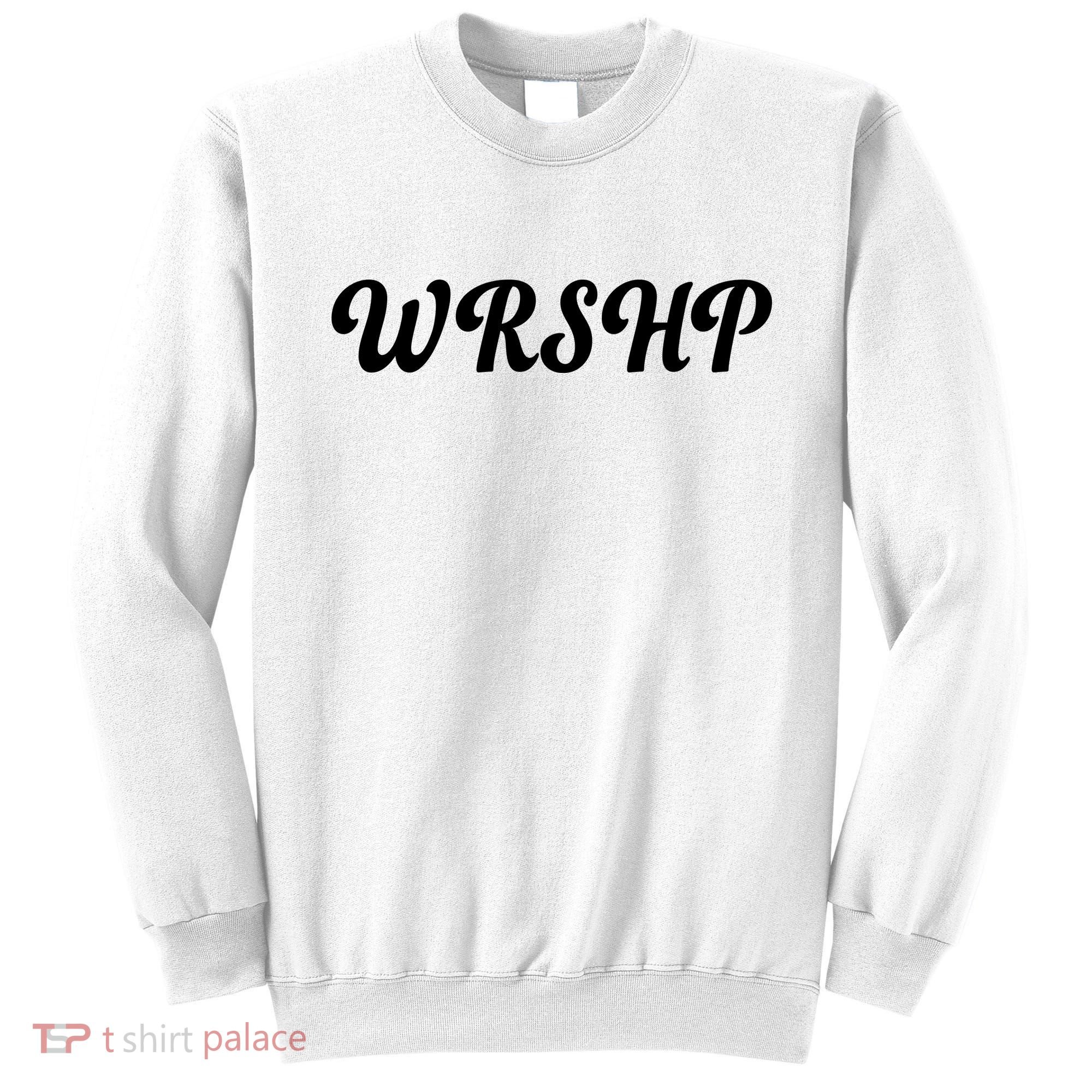 WRSHP Christian Worship Shortened Word Sweatshirt