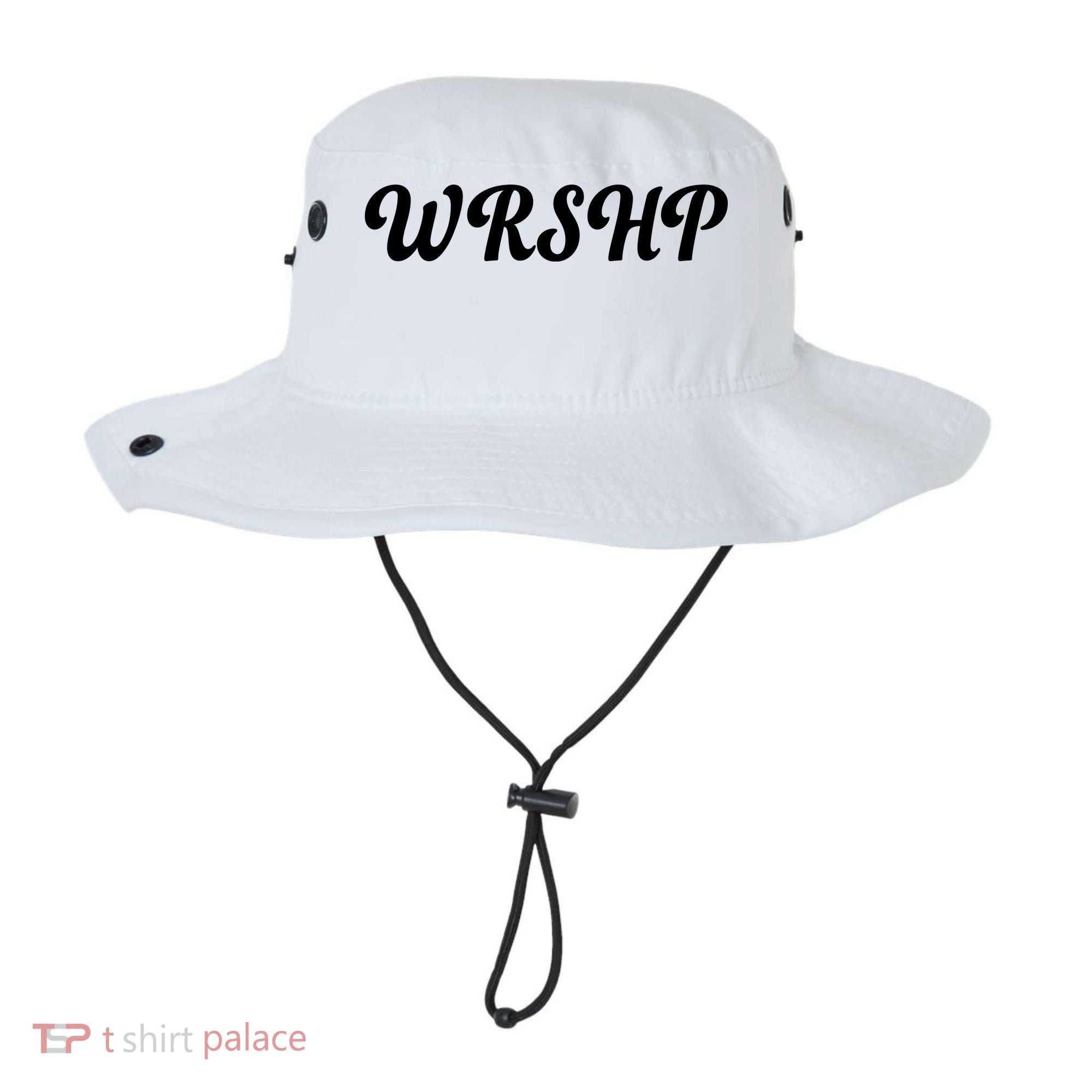 WRSHP Christian Worship Shortened Word Bucket Hat