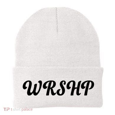 WRSHP Christian Worship Shortened Word Beanie