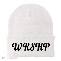 WRSHP Christian Worship Shortened Word Beanie thumb 0
