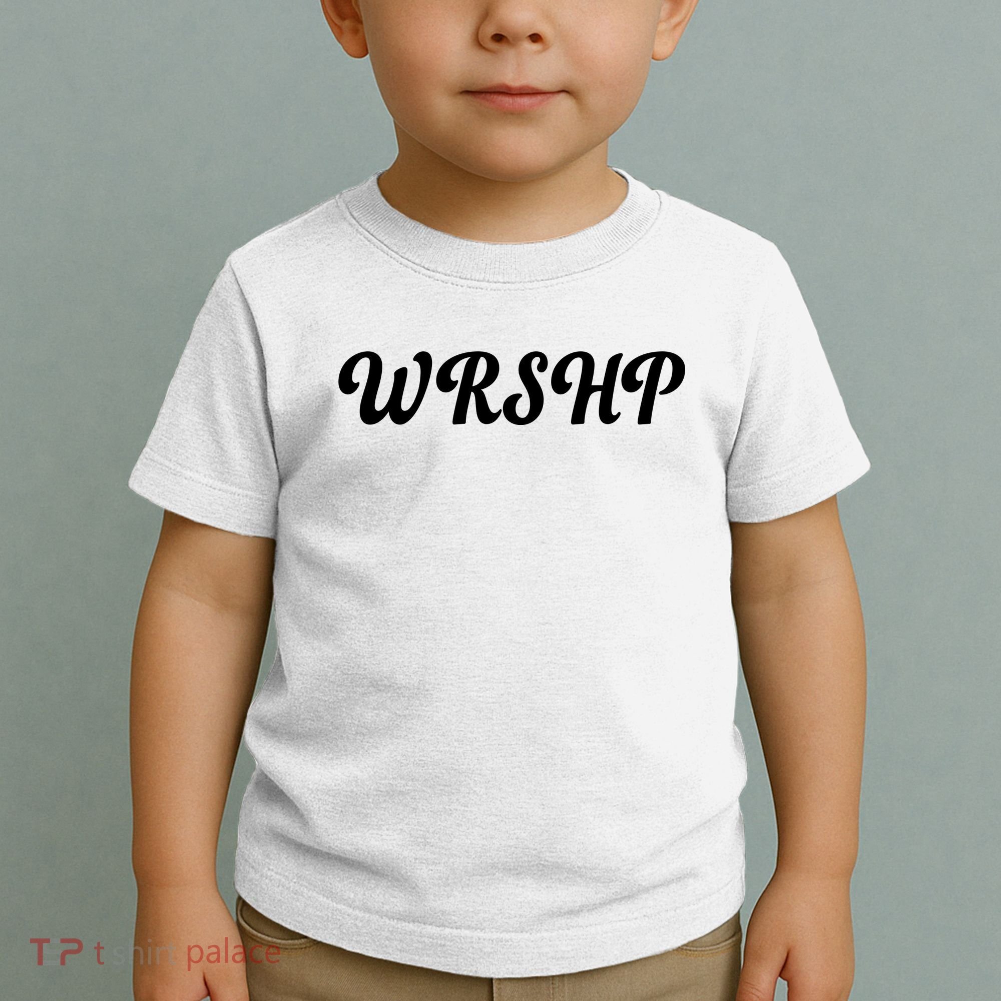 WRSHP Christian Worship Shortened Word Toddler T-Shirt