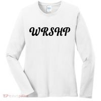 WRSHP Christian Worship Shortened Word Women's Long Sleeve Shirt thumb 0