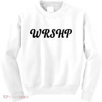 WRSHP Christian Worship Shortened Word Kids Sweatshirt thumb 0