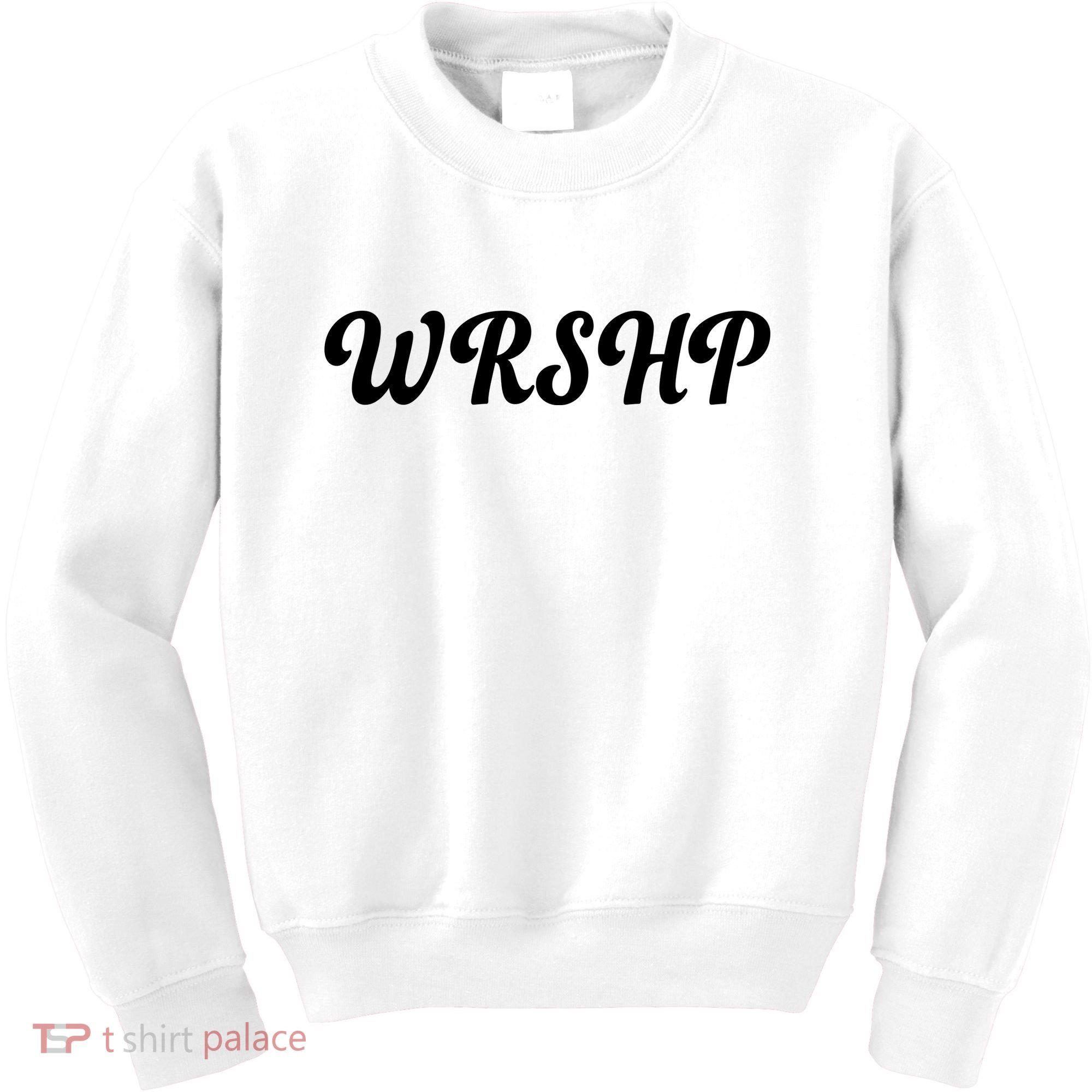 WRSHP Christian Worship Shortened Word Kids Sweatshirt