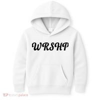WRSHP Christian Worship Shortened Word Kids Hoodie thumb 0