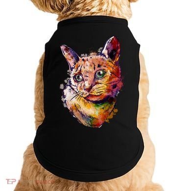 Watercolor Cat Doggie Tank