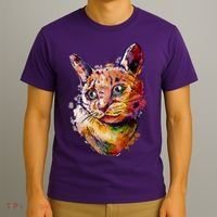 Watercolor Cat T-Shirt thumb 3
