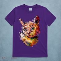 Watercolor Cat T-Shirt thumb 5