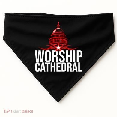 Worship Cathedral USA-Made Doggie Bandana