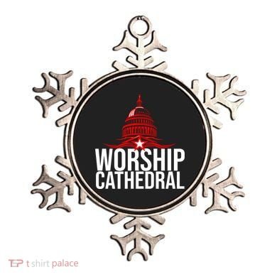 Worship Cathedral Ornament