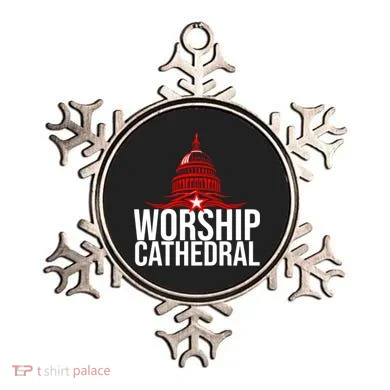Worship Cathedral Ornament