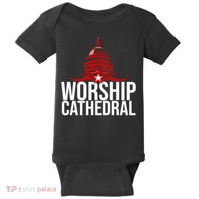 Worship Cathedral Baby Bodysuit