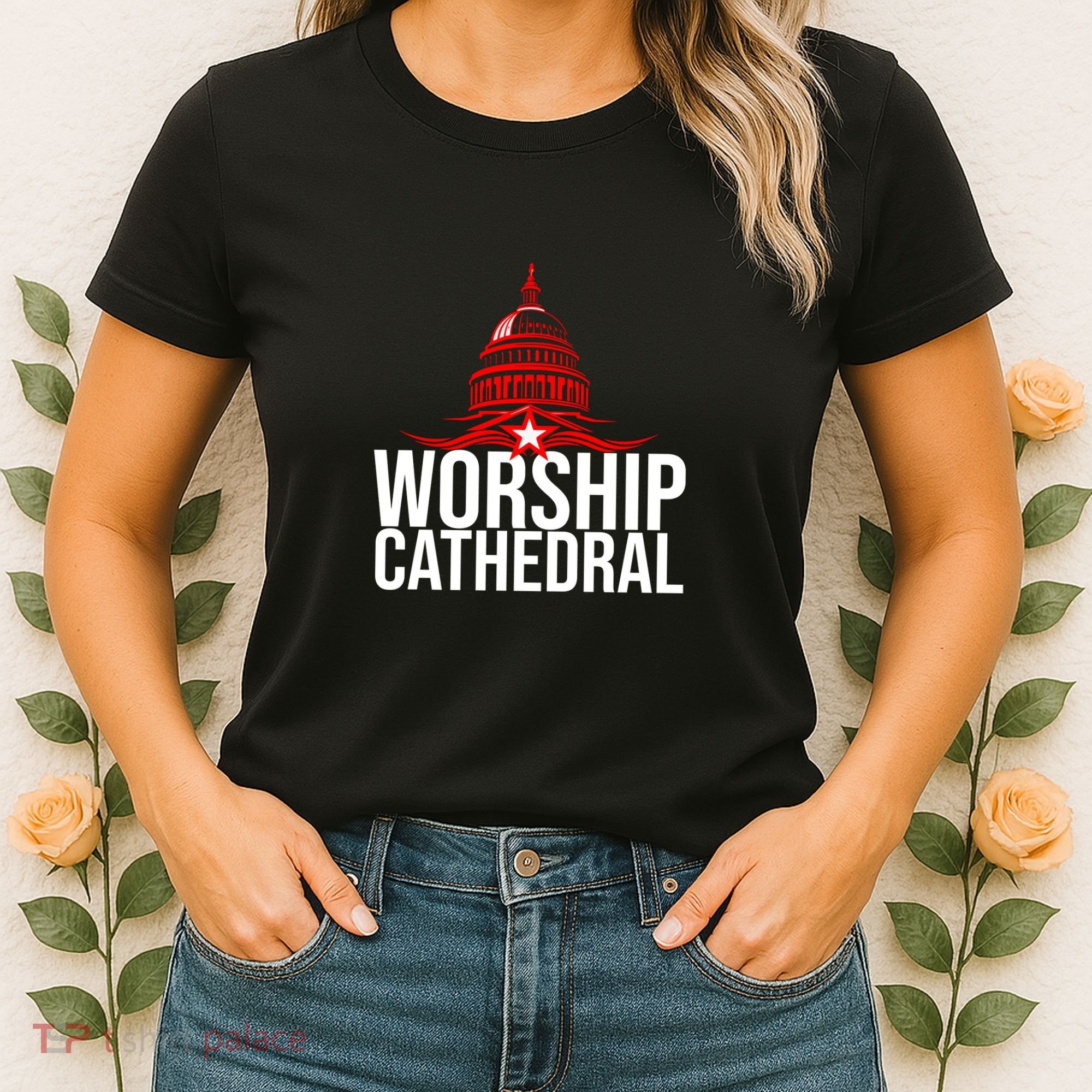 Worship Cathedral Women's T-Shirt