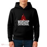 Worship Cathedral Kids Hoodie thumb 4