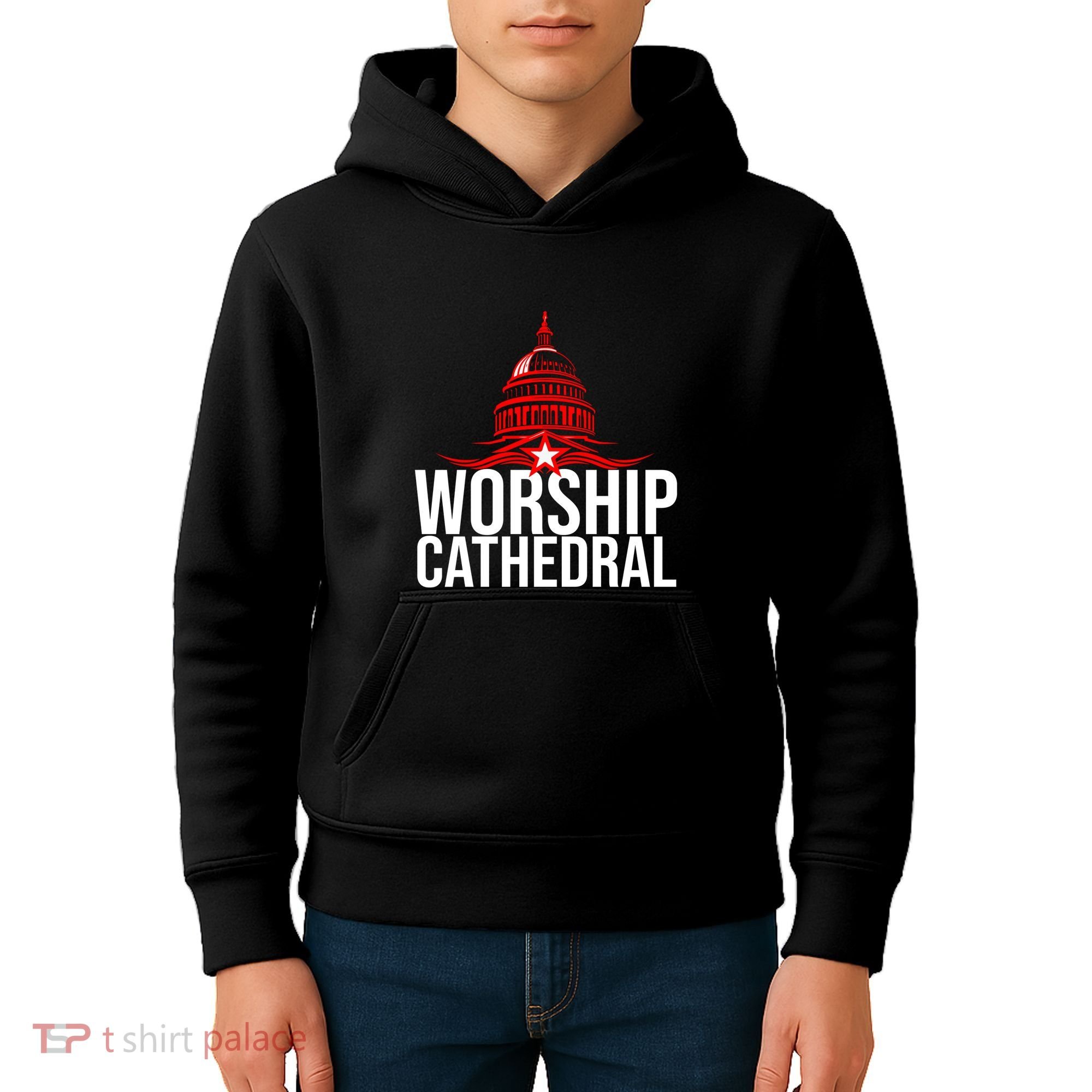 Worship Cathedral Kids Hoodie