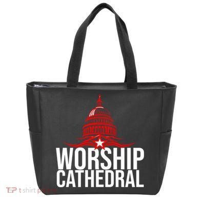 Worship Cathedral Tote Bag