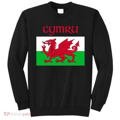 Wales Cymru Welsh Flag Sweatshirt
