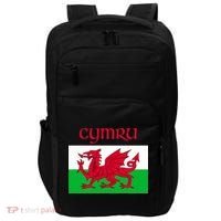 Wales Cymru Welsh Flag Impact Tech Backpack thumb 0