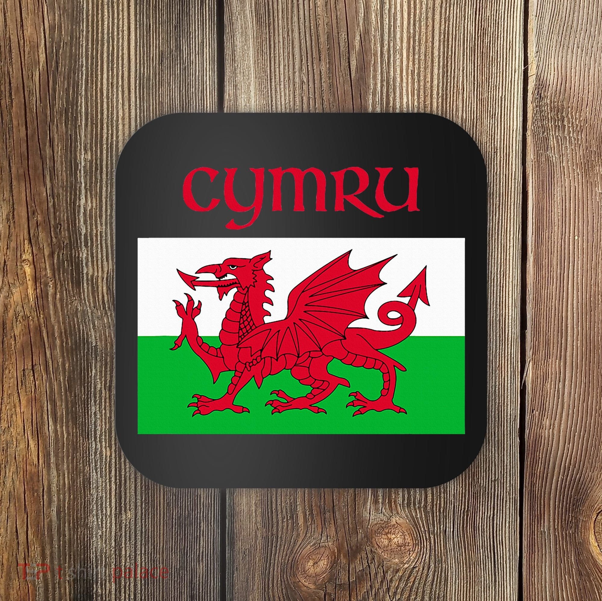 Wales Cymru Welsh Flag Coaster