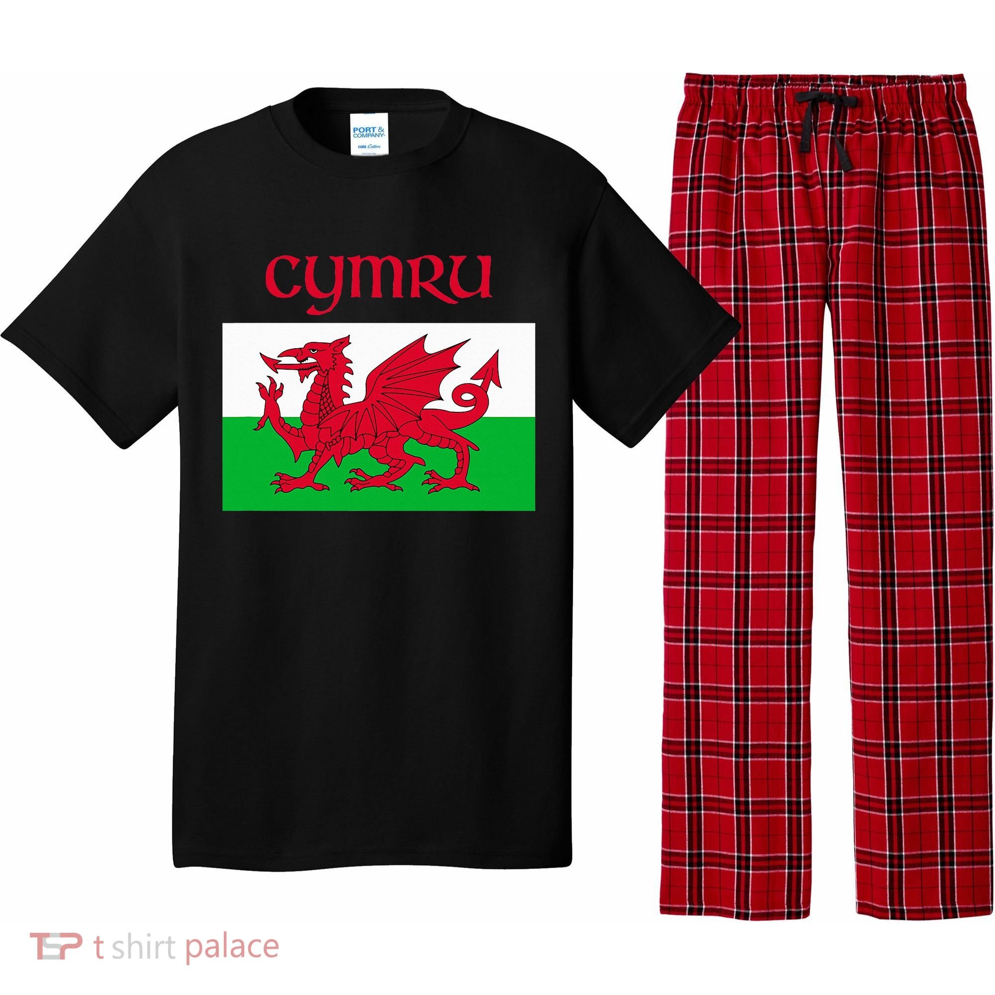 Wales Cymru Welsh Flag Pajama Set