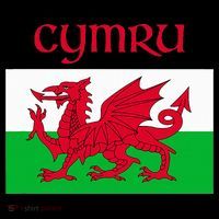 Wales Cymru Welsh Flag Mousepad thumb 1