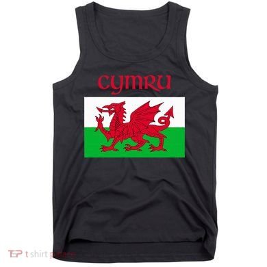 Wales Cymru Welsh Flag Tank Top