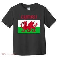 Wales Cymru Welsh Flag Toddler T-Shirt thumb 0