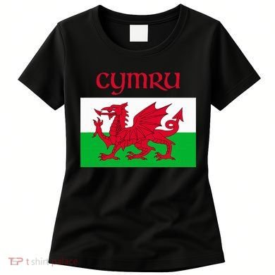 Wales Cymru Welsh Flag Women's T-Shirt