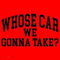 Whose Car We Gonna Take Santa Hat thumb 1