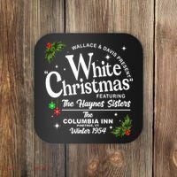 White Christmas Wallace And Davis Haynes Sister Coaster thumb 0