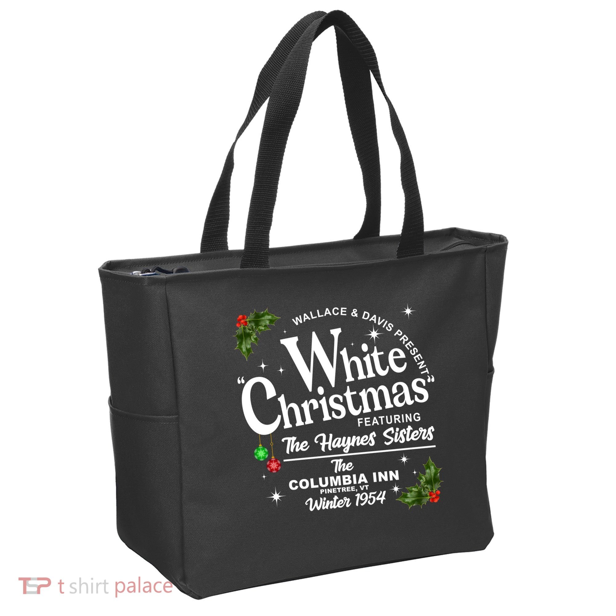 White Christmas Wallace And Davis Haynes Sister Tote Bag