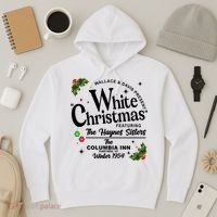 White Christmas Wallace And Davis Haynes Sister Hoodie thumb 3