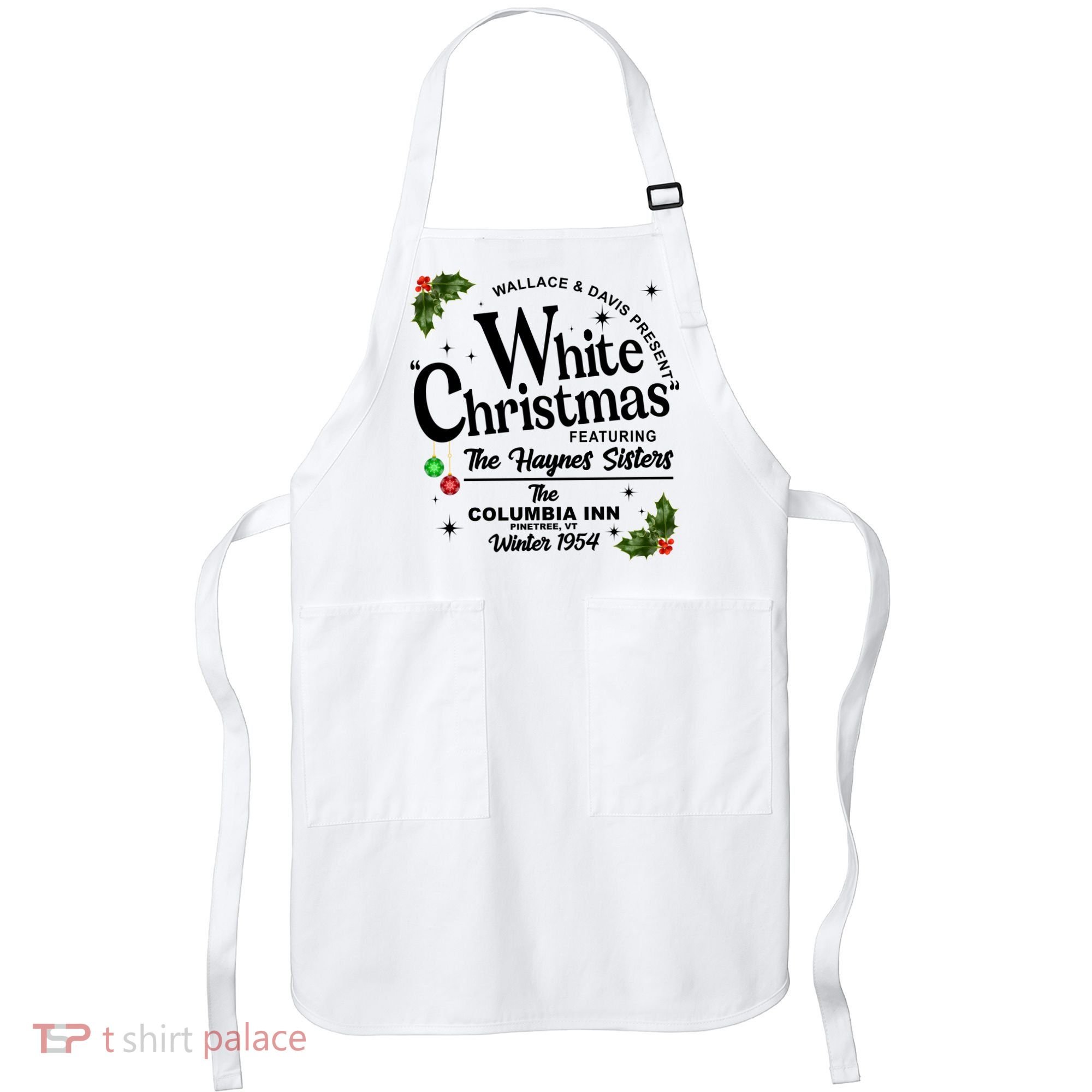 White Christmas Wallace And Davis Haynes Sister Apron